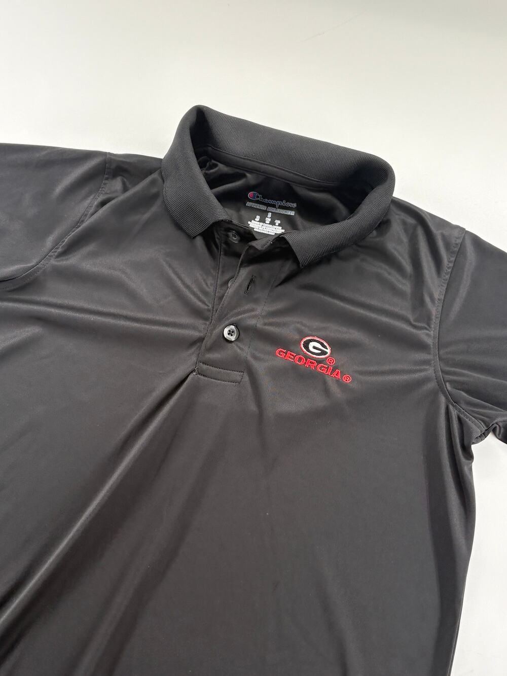 Champion Georgia Bulldogs Polo Men's Small Black Authentic Athleticwear